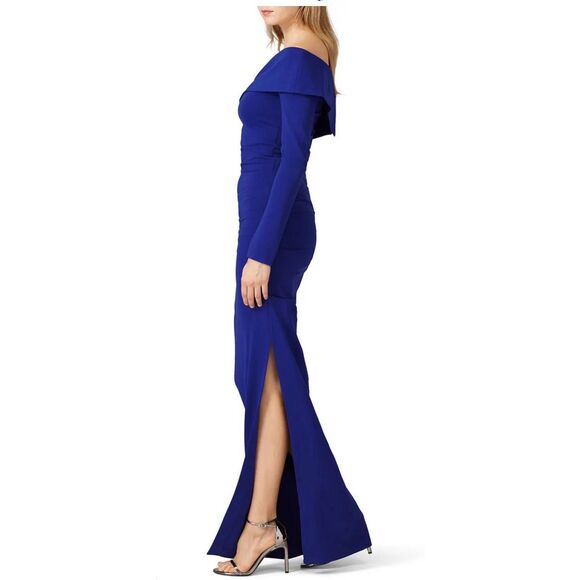 Nicole Miller Structured Off Shoulder Gown Size 8 $495 MSRP - Picture 3 of 8